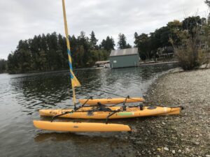 Fishing American Lake Kayak
